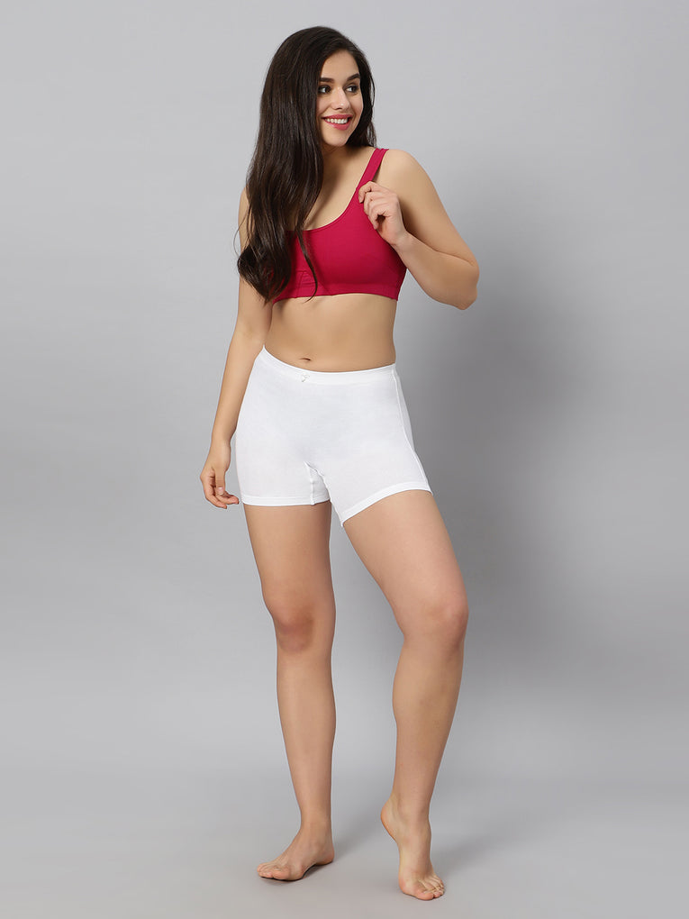 Bluenixie BNSL0020_Semilongs Anti Chaffing Stretch Cotton Boys Shorts