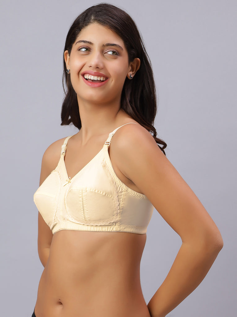 Bluenixie 3-Sections Cups BN2424 Cotton Rich Full Coverage Super Shaper Bra