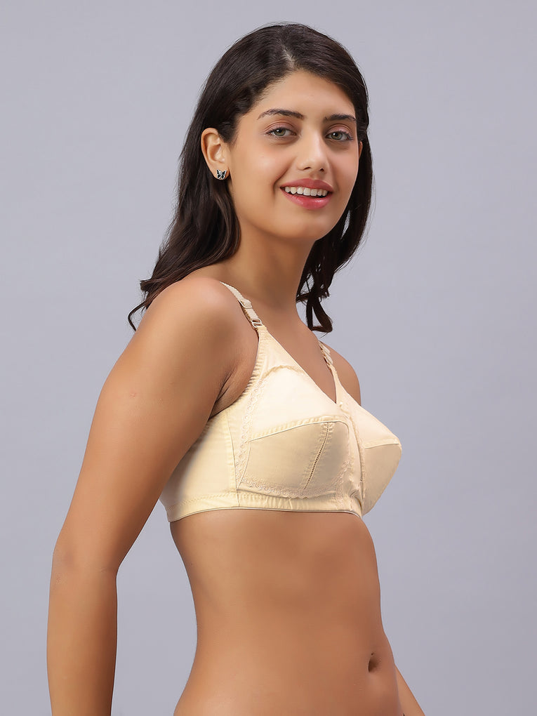 Bluenixie 3-Sections Cups BN2424 Cotton Rich Full Coverage Super Shaper Bra
