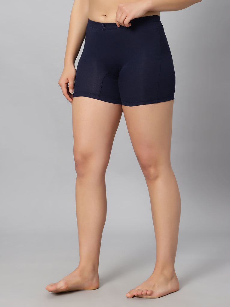 Bluenixie BNSL0020_Semilongs Anti Chaffing Stretch Cotton Boys Shorts