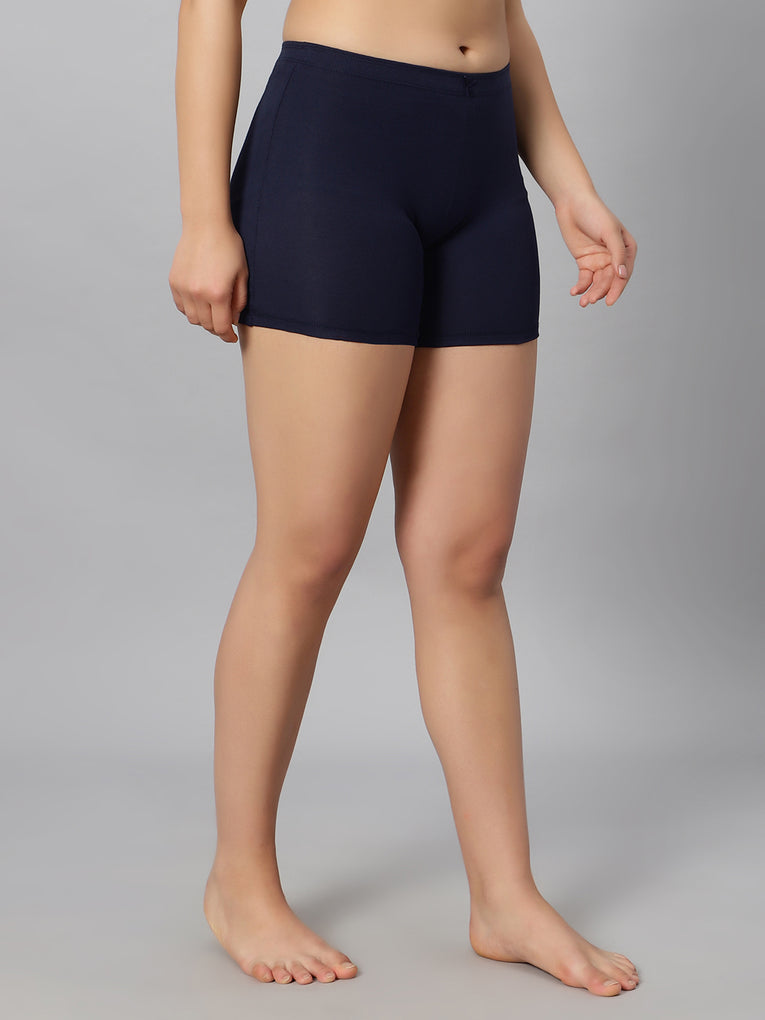 Bluenixie BNSL0020_Semilongs Anti Chaffing Stretch Cotton Boys Shorts