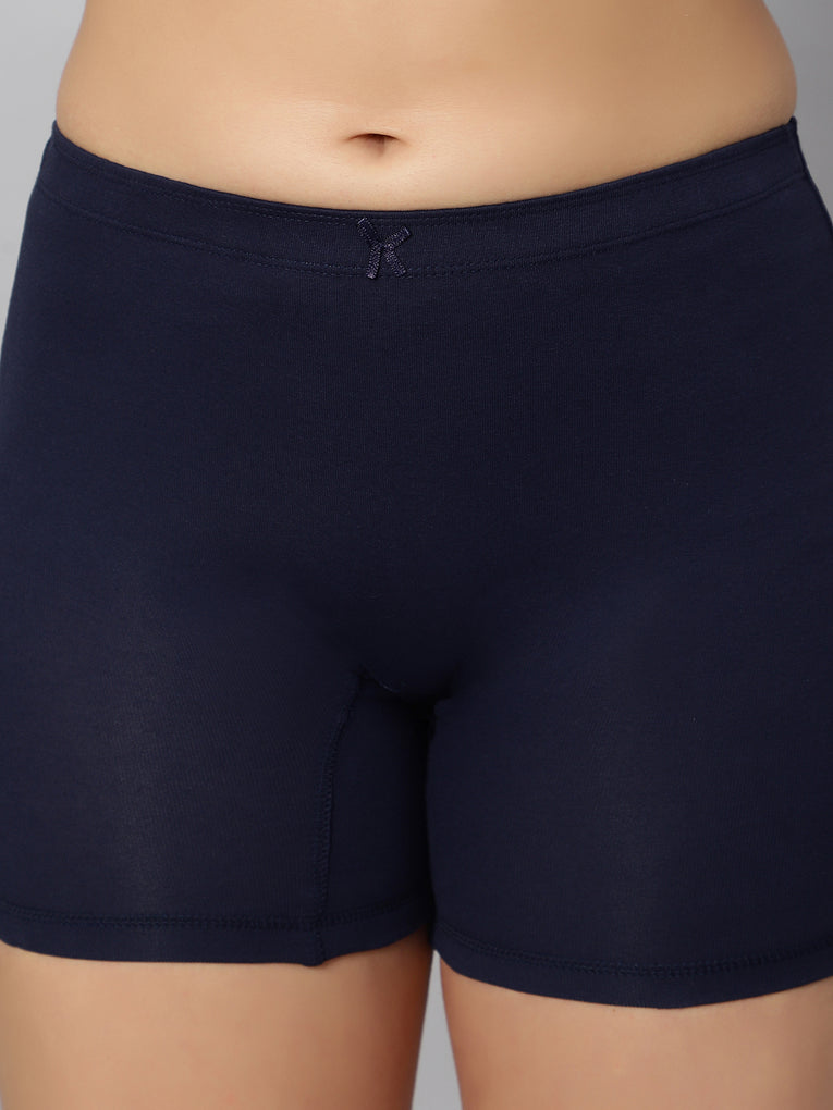 Bluenixie BNSL0020_Semilongs Anti Chaffing Stretch Cotton Boys Shorts