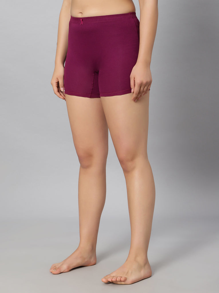 Bluenixie BNSL0020_Semilongs Anti Chaffing Stretch Cotton Boys Shorts