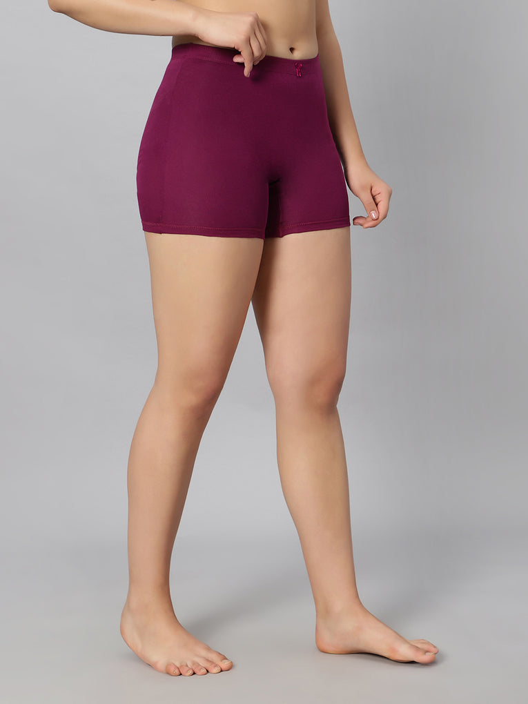 Bluenixie BNSL0020_Semilongs Anti Chaffing Stretch Cotton Boys Shorts