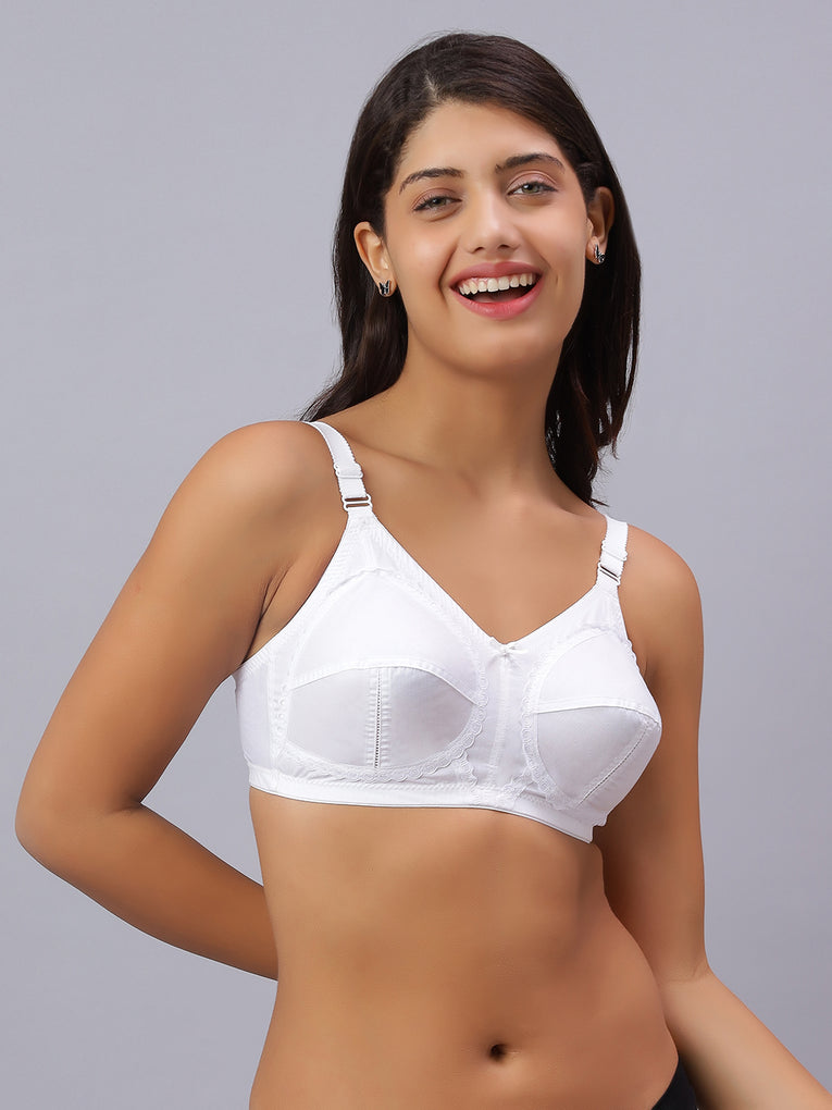 Bluenixie 3-Sections Cups BN2424 Cotton Rich Full Coverage Super Shaper Bra