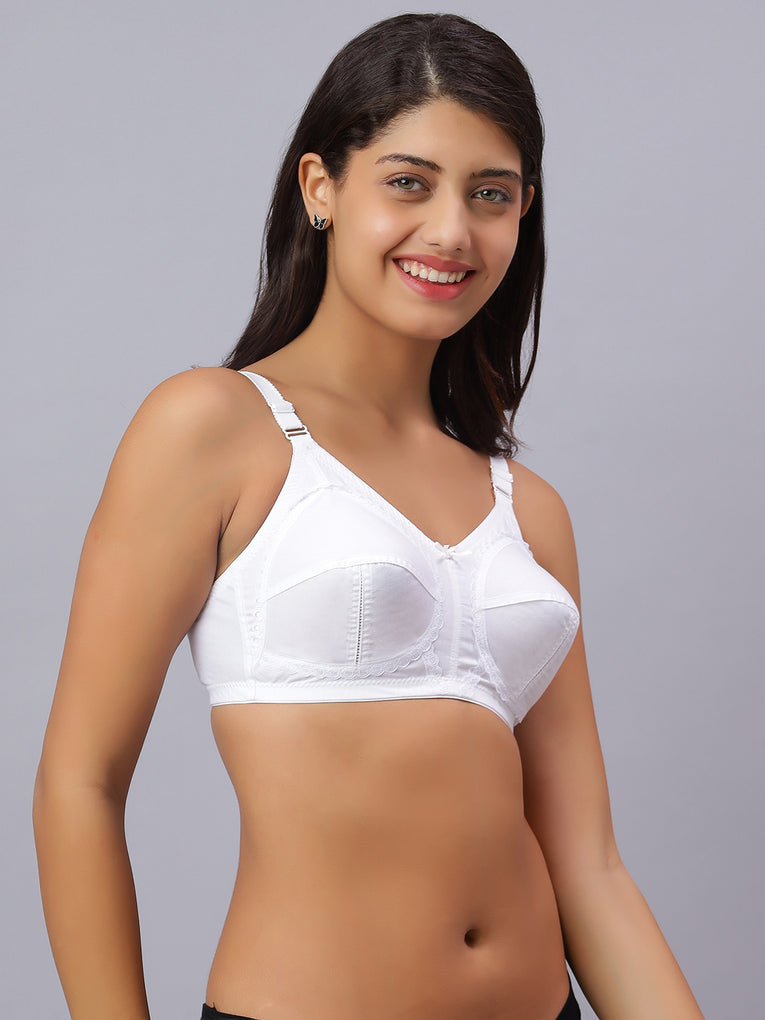 Bluenixie 3-Sections Cups BN2424 Cotton Rich Full Coverage Super Shaper Bra