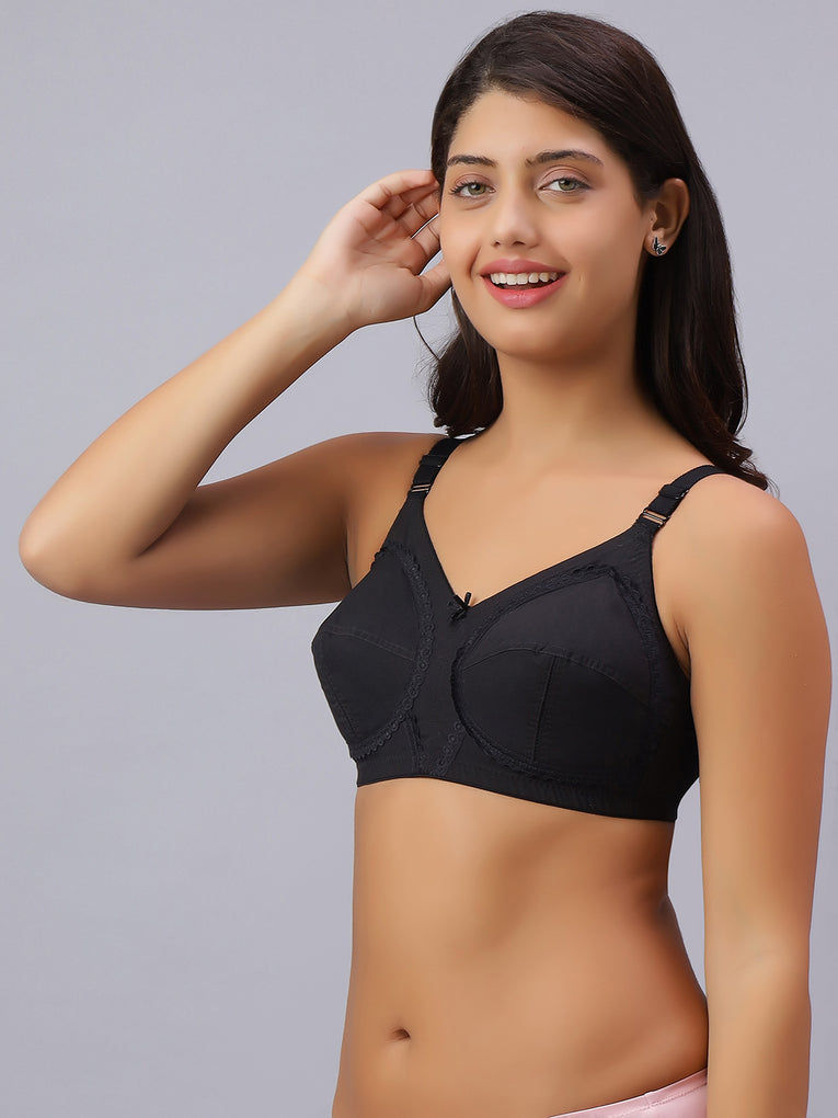Bluenixie 3-Sections Cups BN2424 Cotton Rich Full Coverage Super Shaper Bra