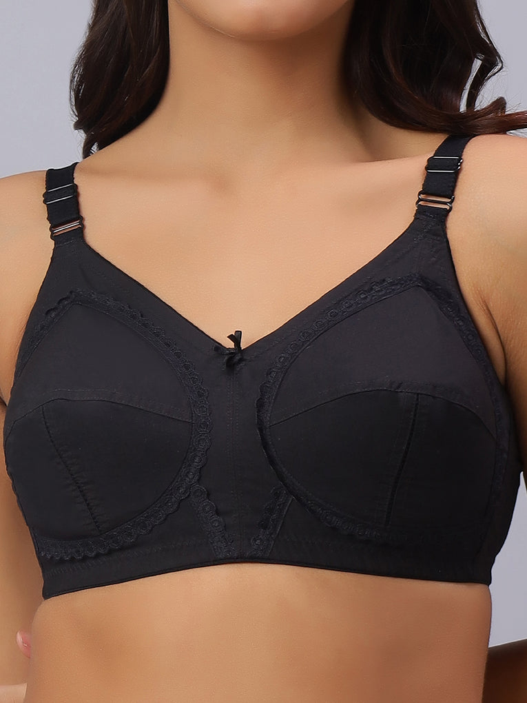 Bluenixie 3-Sections Cups BN2424 Cotton Rich Full Coverage Super Shaper Bra