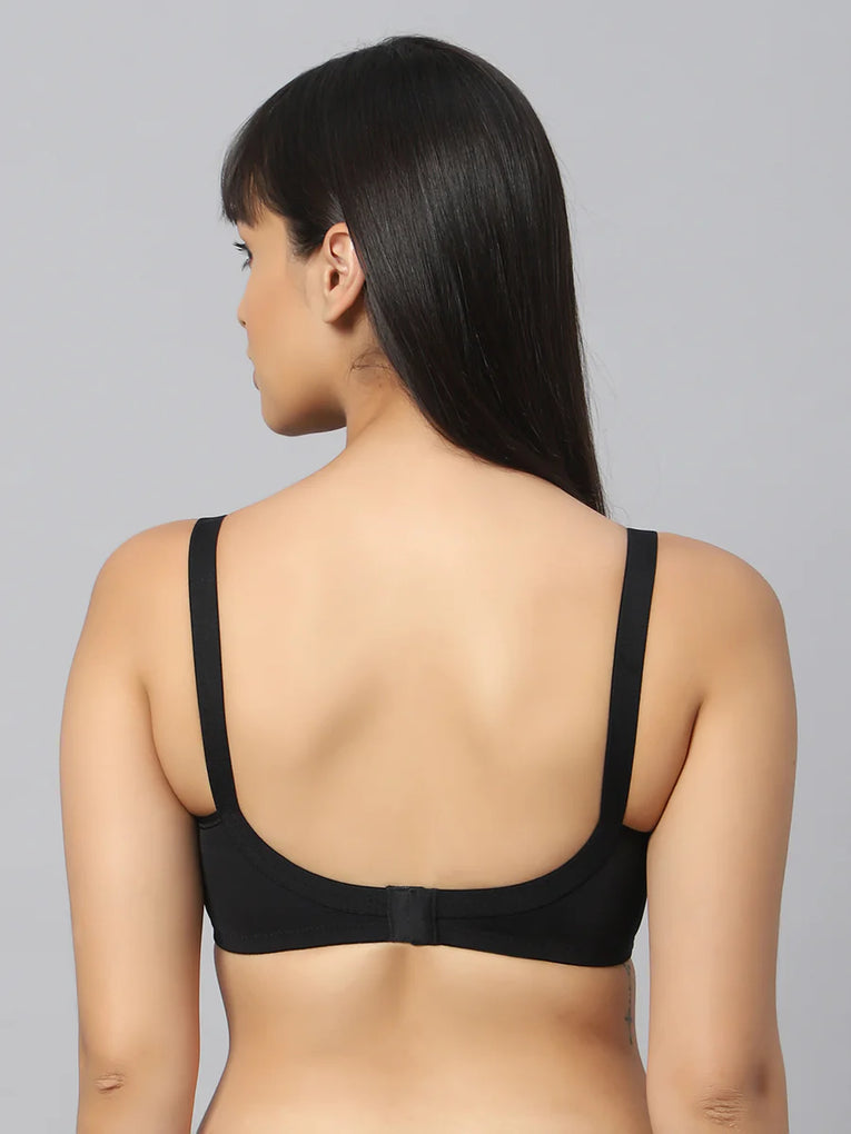 BlueNixie online Full coverage Minimizer Bra Combo set of 2 Black - Skin Color