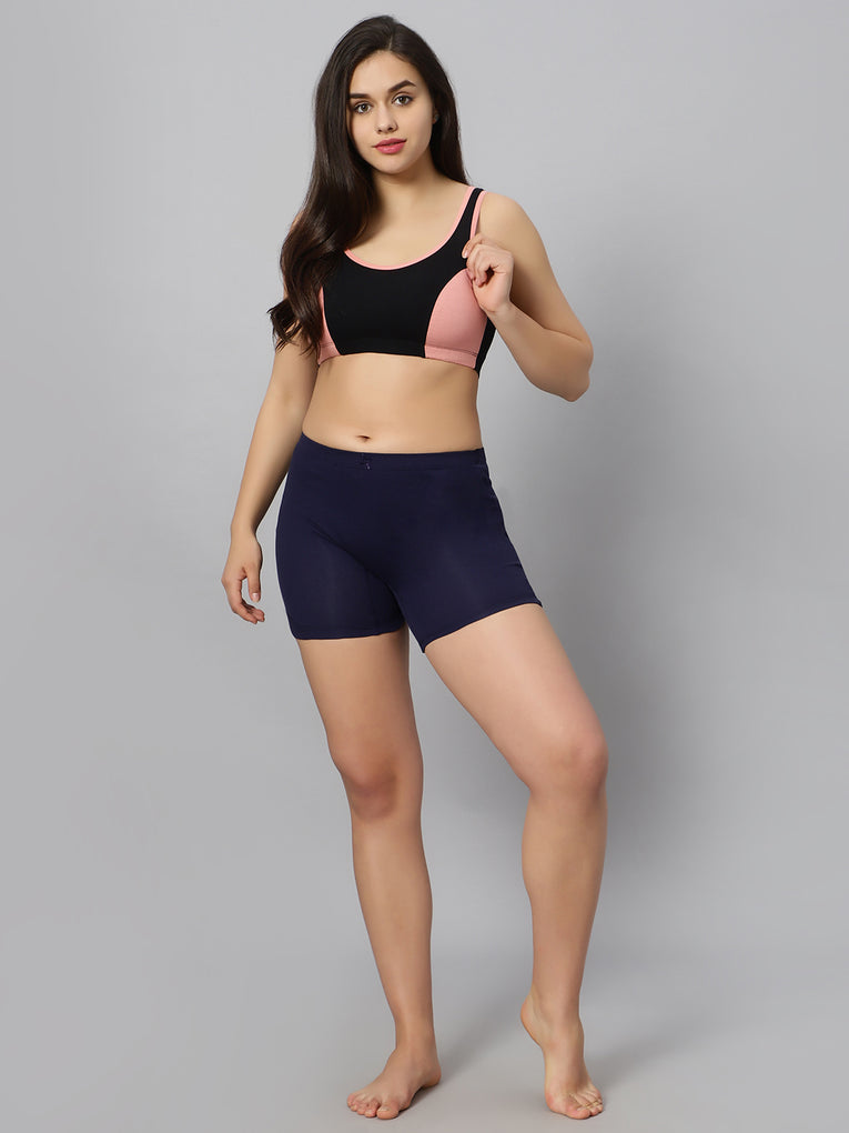 BlueNixie online Padded Sports Bra with Cotton Stretch at