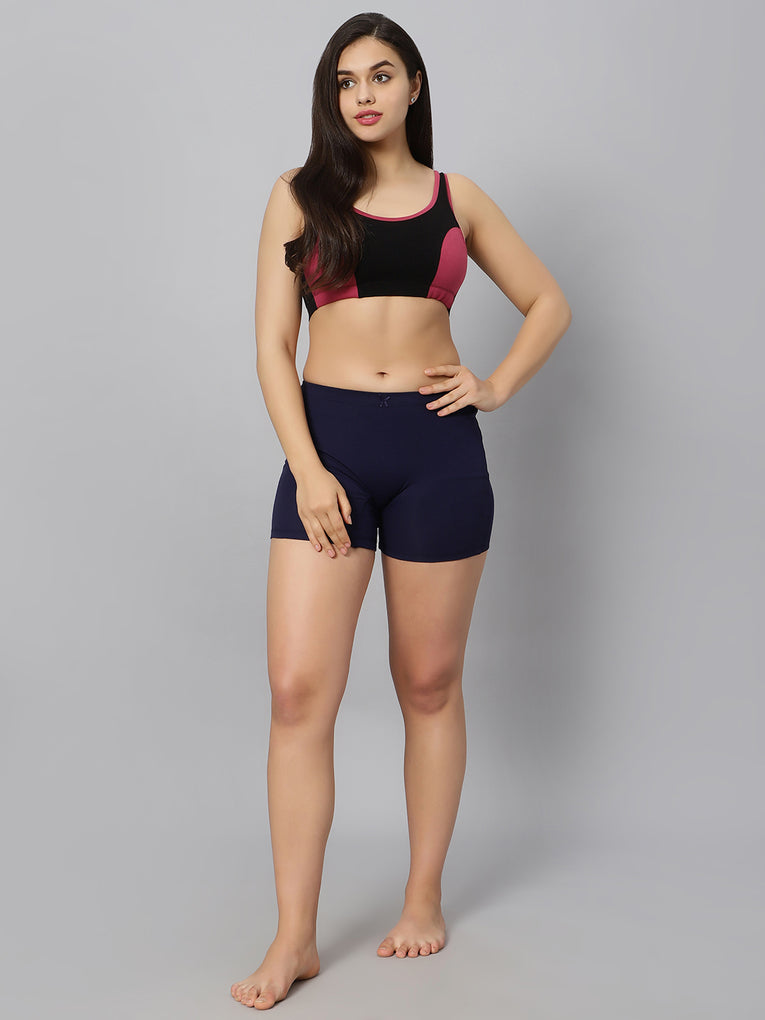 BlueNixie online Padded Sports Bra with Cotton Stretch at