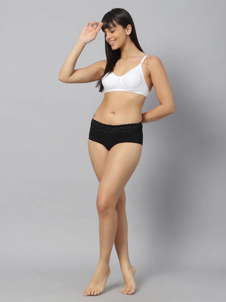 BlueNixie Best T-Shirt Bra Online BN1802 Bra Combo set of 2 White - Skin Color
