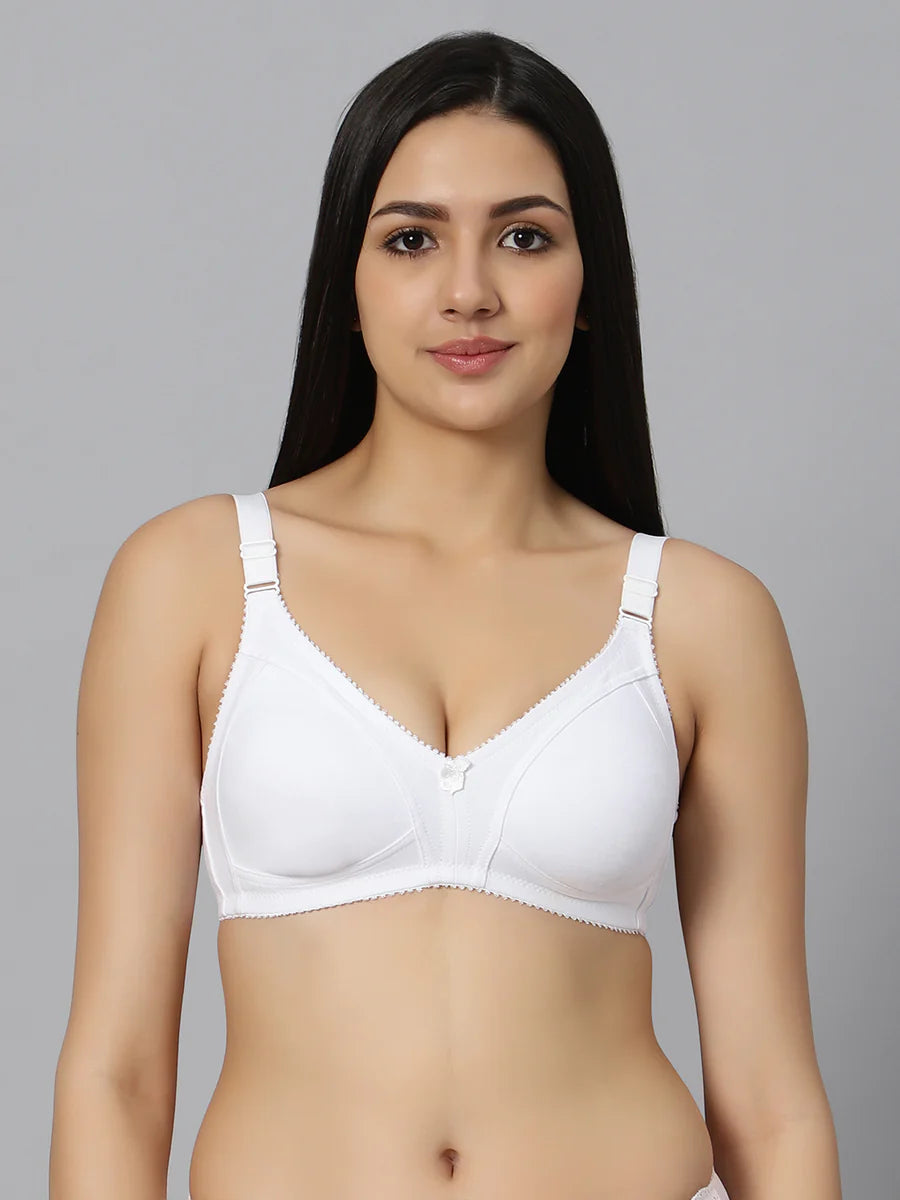 BlueNixie BN0210 T-Shirt Bra Combo set of 2 White Colors