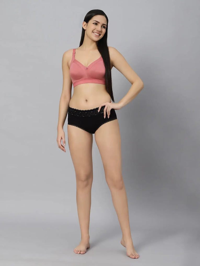 Bluenixie BN2514_Teesta C & D Cups Cotton Rich Full Coverage T-Shirt Bra