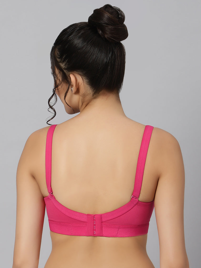 Bluenixie BN2514_Teesta C & D Cups Cotton Rich Full Coverage T-Shirt Bra