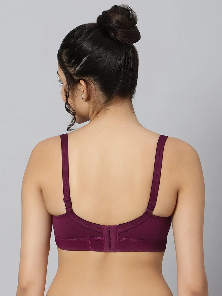 Bluenixie BN2514_Teesta C & D Cups Cotton Rich Full Coverage T-Shirt Bra