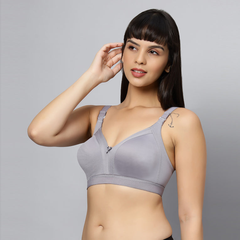 Bluenixie BN2514_Teesta C & D Cups Cotton Rich Full Coverage T-Shirt Bra