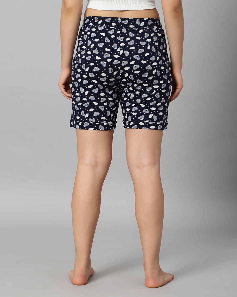 Bluenixie Women's Cotton Printed Short