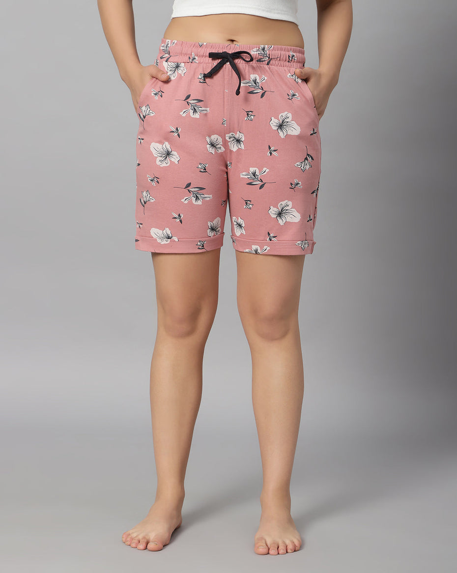 Bluenixie Women's Cotton Printed Short at Best Price