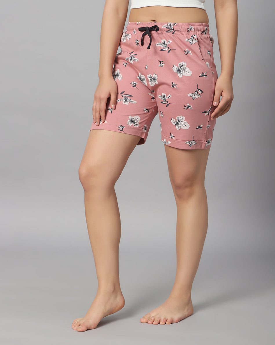 Bluenixie Women's Cotton Printed Short at Best Price