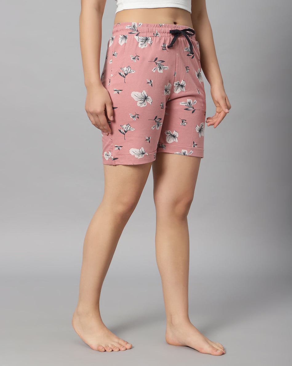 Bluenixie Women's Cotton Printed Short at Best Price