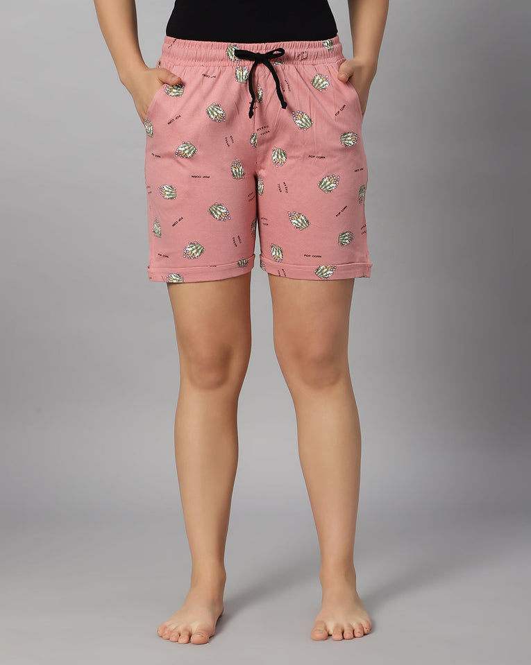 Bluenixie Women's Cotton Printed Short