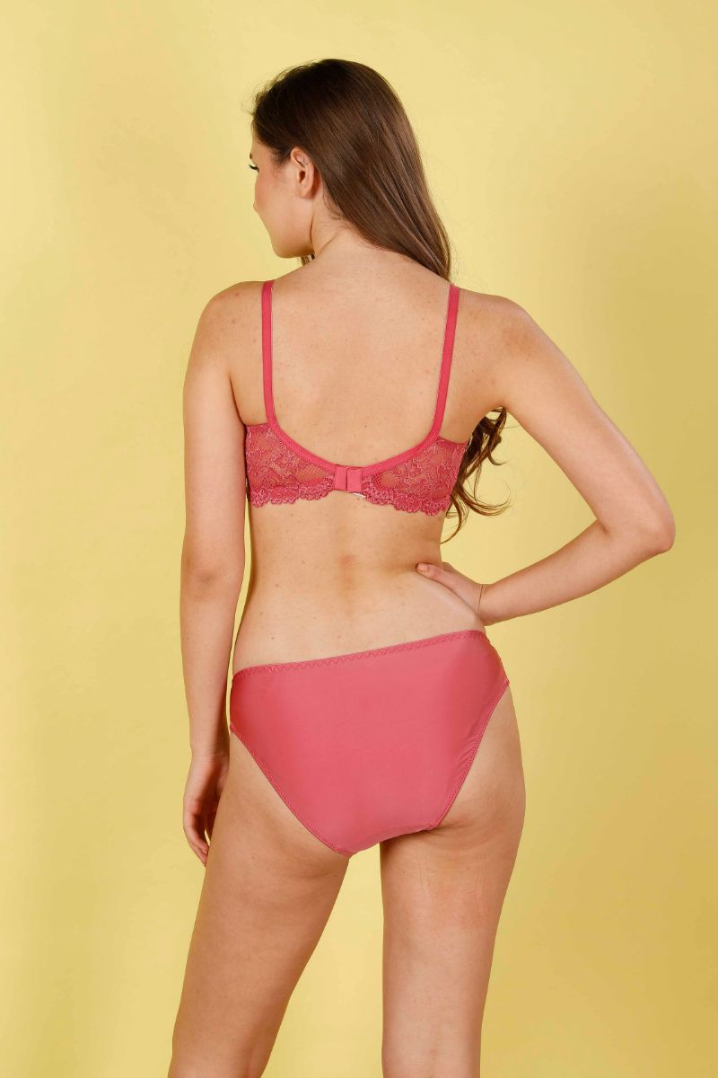 BlueNixie Full coverage Bridal Bra Panty Set for Bride on your wedding