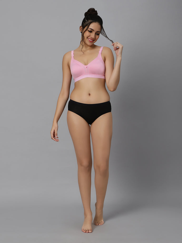 Bluenixie BN2514_Teesta C & D Cups Cotton Rich Full Coverage T-Shirt Bra