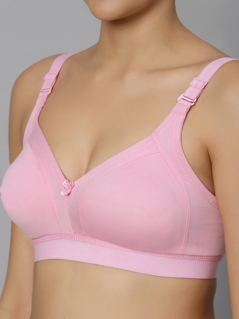 Bluenixie BN2514_Teesta C & D Cups Cotton Rich Full Coverage T-Shirt Bra