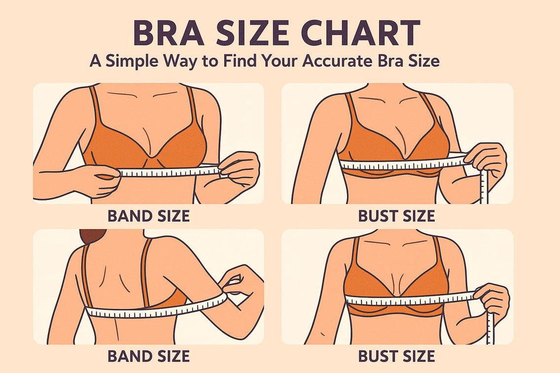 How to Measure Your Bra Size at Home – Step by Step Guide for Indian Women