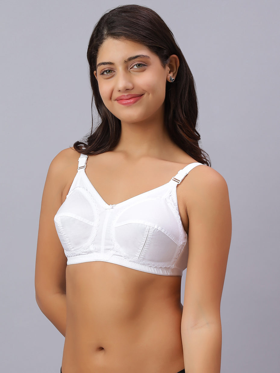 Bluenixie 3-Sections Cups BN2424 Cotton Rich Full Coverage Super Shaper Bra
