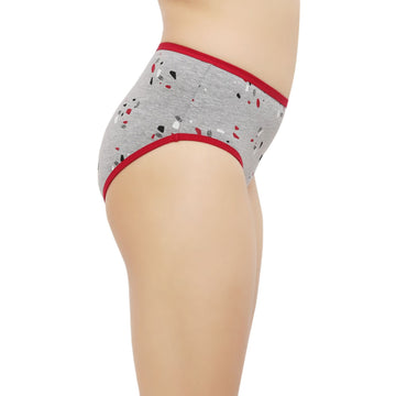 Bluenixie Cotton Printed Hipster Panties Pack of 3