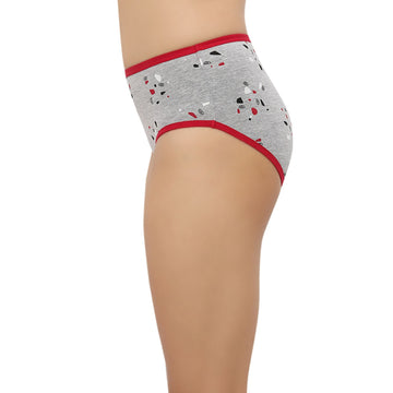 Bluenixie Cotton Printed Hipster Panties Pack of 3