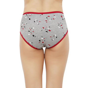 Bluenixie Cotton Printed Hipster Panties Pack of 3