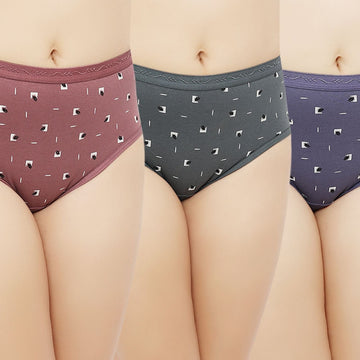 Buy online Cotton Printed Regular Fit Hipster Pack of 3 at Best Price