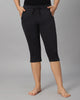 BlueNixie Women 3/4th Cotton Plain Capri