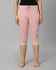 BlueNixie Women 3/4th Cotton Plain Capri