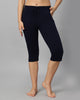 BlueNixie Women 3/4th Cotton Plain Capri
