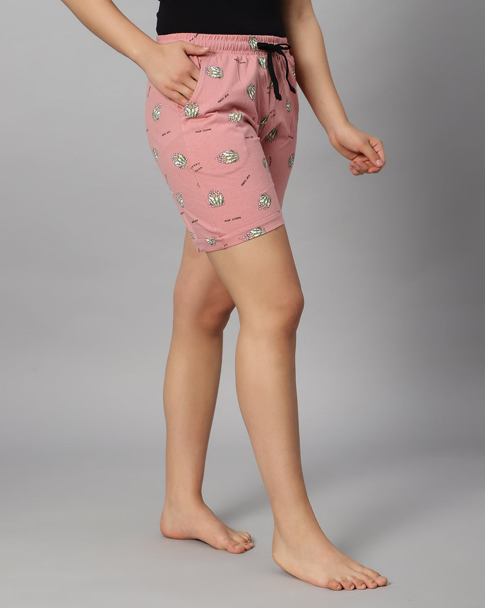 Bluenixie Women's Cotton Printed Short