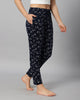Hosiery Cotton Printed Pyjamas with both side zipper pocket - Bluenixie