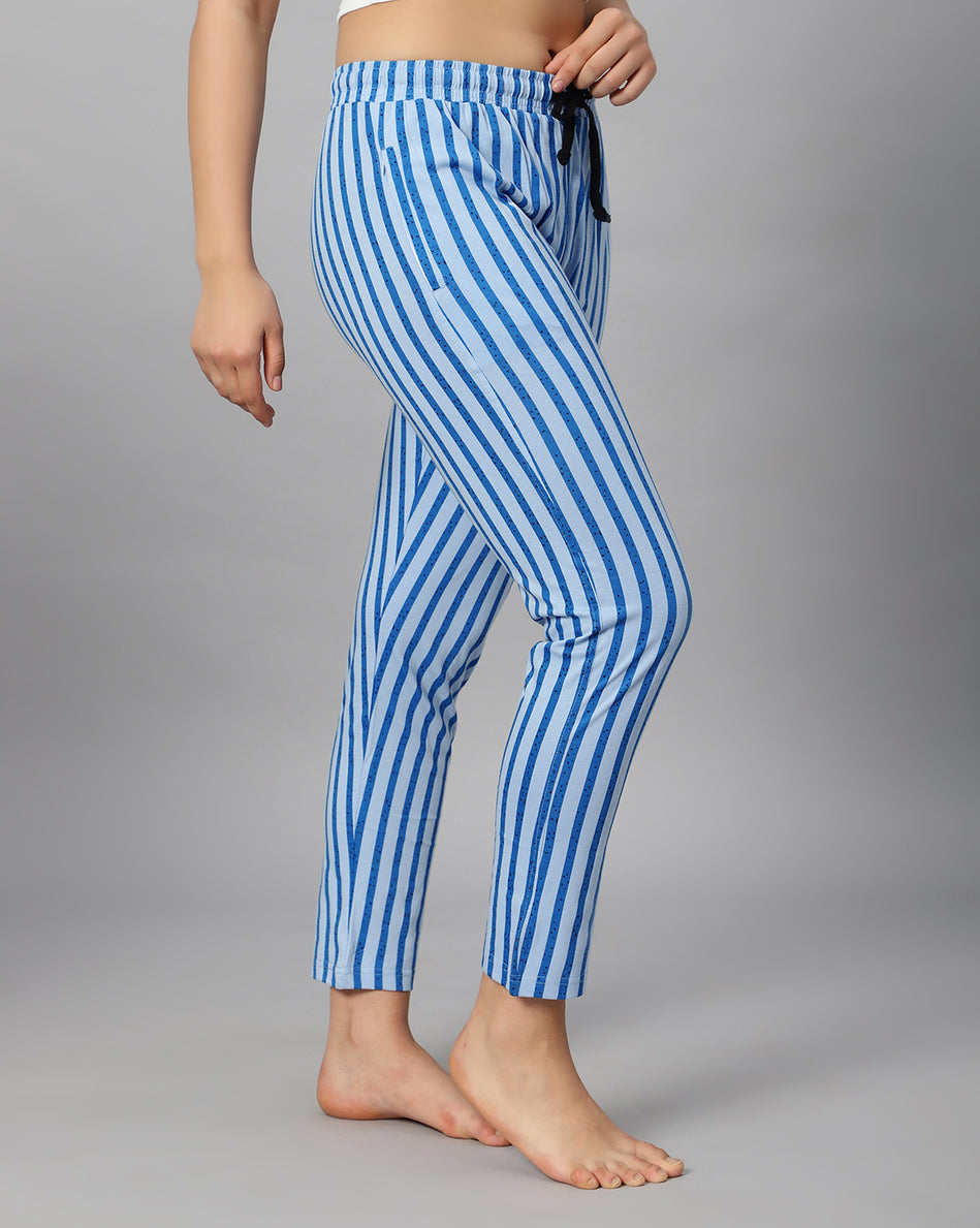 womens-Hosiery-Cotton-Printed-Pyjamas-Best-Price-with-both-side-zipper-pocket