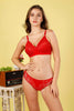 Red color Bridal Bra Set