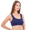 Bluenixie BN3014-Sproty Slip On Medium Impact Sports Bra# Lounge Bra